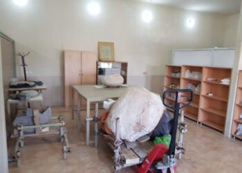 کارگاه مرمت در تخت جمشید تجهیز شد