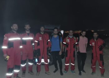 نجات دو کوهپیما از ارتفاعات کوه سرخ 5 نجات دو کوهپیما از ارتفاعات کوه سرخ