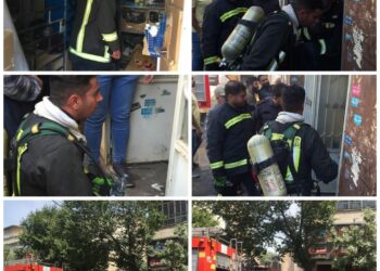 مهار شعله های سرکش آتش در انبار قطعات یدکی لوازم خانگی 3 مهار شعله های سرکش آتش در انبار قطعات یدکی لوازم خانگی