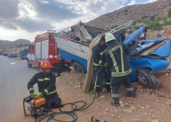 واژگونی مرگبار خودرو وانت نیسان در جاده قلات 4 واژگونی مرگبار خودرو وانت نیسان در جاده قلات