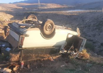 واژگونی وانت پیکان با یک کشته در جاده سیاخ دارگون 5 واژگونی وانت پیکان با یک کشته در جاده سیاخ دارگون