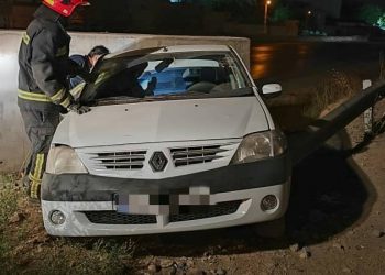 تصادف بامدادی در کمربندی دراک با یک مصدوم