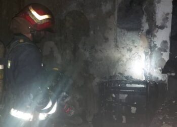 قهرمانان آتش مادر و فرزندانش را نجات دادند