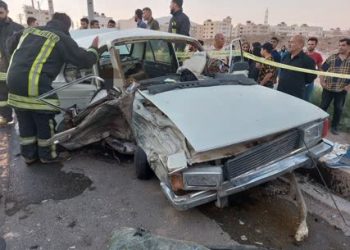 مصدومیت چهار سرنشین در اثر حادثه رانندگی