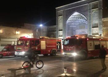 جرقه های جوشکاری بازار وکیل را به آتش کشاند