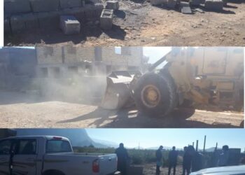 قلع و قمع غیر مجاز در اراضی کشاورزی ارسنجان فارس 1 قلع و قمع غیر مجاز در اراضی کشاورزی ارسنجان فارس