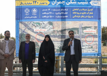 شیب شکن بلوار شهید چمران افتتاح شد 3 افتتاح و کلنگ زنی 29 پروژه شهرداری شیراز