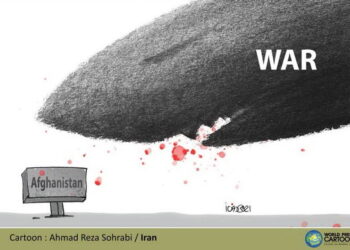 سنگ تمام کاریکاتوریست شیرازی