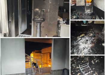 انفجار و آتش سوزی هولناک در ساختمان مسکونی روستای کرونی