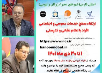 اجرای آزمایشی سرشماری جهت تقویت زیرساخت های اطلاعاتی موجود  در انجام سرشماری ثبتی مبنای کشور در سال 1405 می باشد