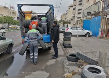 جمع آوری و پاک سازی ویژه زباله های قابل اشتعال در راستای چهارشنبه سوری ایمن