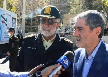 افتتاح قرارگاه نوروزی فرماندهی انتظامی فارس