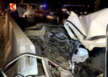 واژگونی خودرو در کمربندی منجر به فوت راننده شد