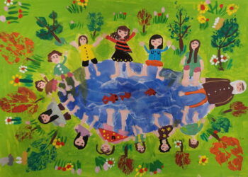 هنرنمایی دو کودک نقاشِ فارسی در ژاپن