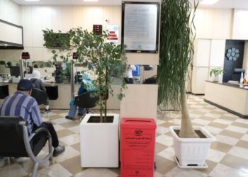 توزیع مخازن ذخیره سازی پسماند های الکترونیکی در ادارات شیراز