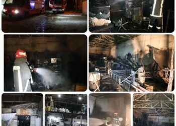 حریق گسترده انبار چوب در بلوار دکتر حسابی 1 حریق گسترده انبار چوب در بلوار دکتر حسابی