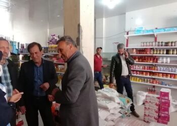 توزیع بالغ بر ۸۰ تن اقلام اساسی خانوار و هیأت های مذهبی در ارسنجان