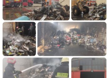 حریق گسترده در سوله 500 متری انبار ضایعات کارتن و سبد 5 حریق گسترده در سوله 500 متری انبار ضایعات کارتن و سبد