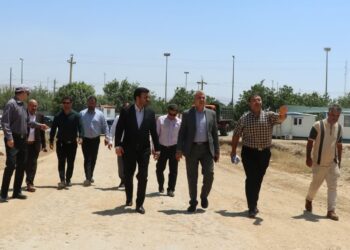 اولین بازدید مدیران شهری از عملیات اجرایی پروژه سرمایه گذاری مجتمع تجاری بزرگ بنکداران انجام شد