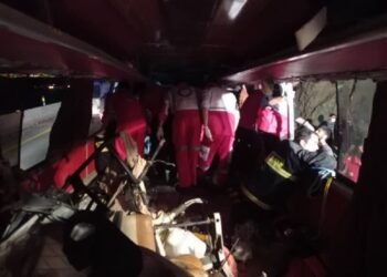 تصادف اتوبوس زائر پاکستانی در فارس