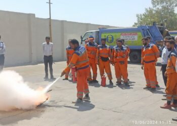 دوره آموزشی پیشگیری و مقابله با حریق در سازمان مدیریت پسماند شهرداری شیراز برگزار شد 5 دوره آموزشی پیشگیری و مقابله با حریق در سازمان مدیریت پسماند شهرداری شیراز برگزار شد