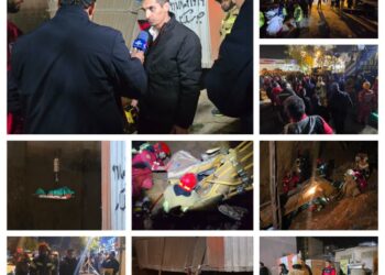 یک کشته در اثر ریزش گودبرداری در خیابان عفیف آباد شیراز