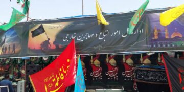مهاجرین مقیم فارس با برپایی دو موکب، به زائران اربعین در شلمچه و ورودی شیراز خدمت‌رسانی می‌کنند